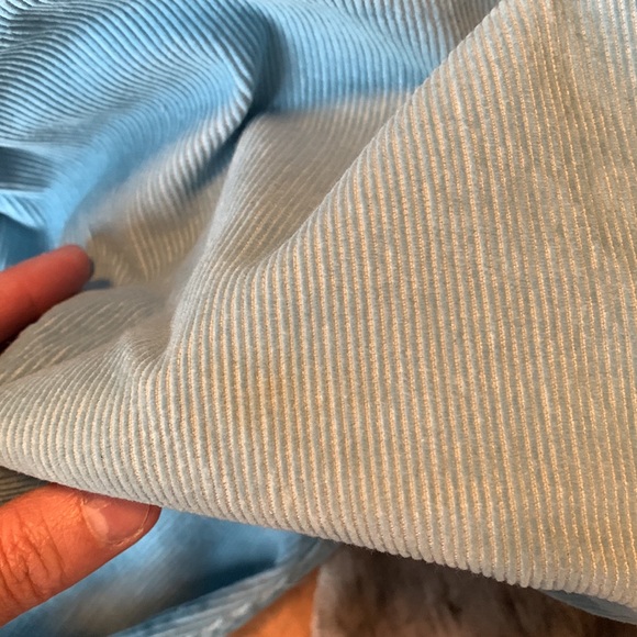 Baby Blue Low Waist Flare Cords - Picture 7 of 7